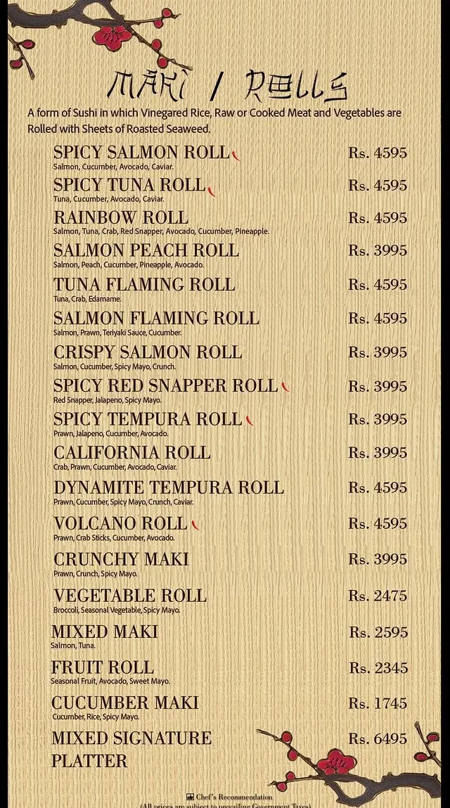 Asian Wok menu, page 3
