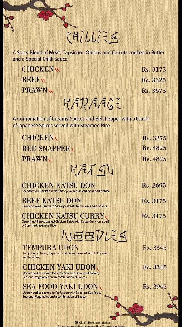 Asian Wok menu, page 5