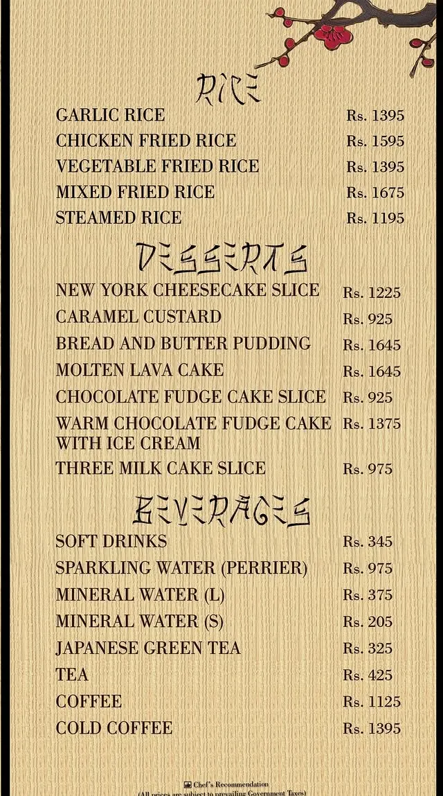 Asian Wok menu, page 6