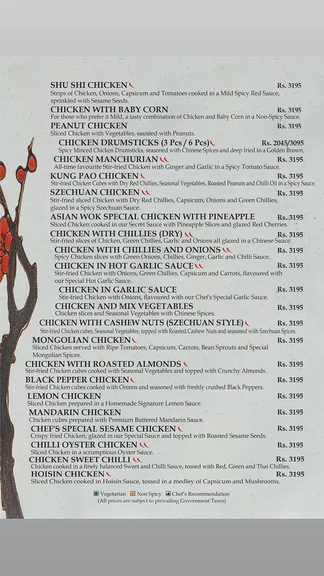 Asian Wok menu, page 9