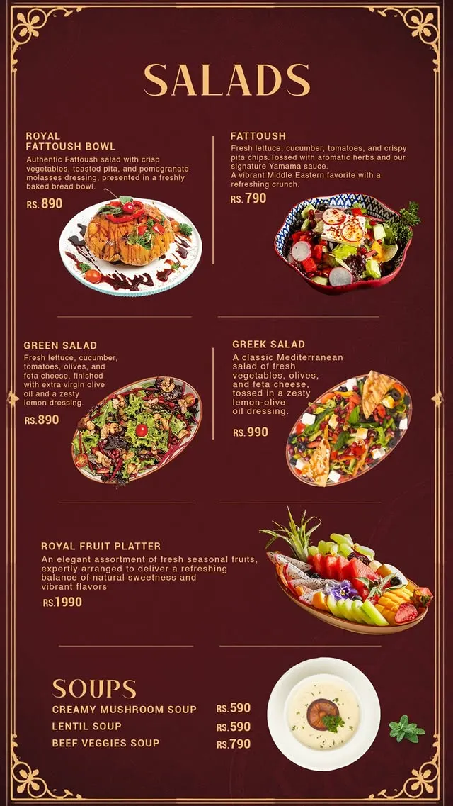 Basha Istanbul menu, page 2