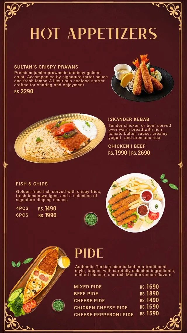 Basha Istanbul menu, page 6