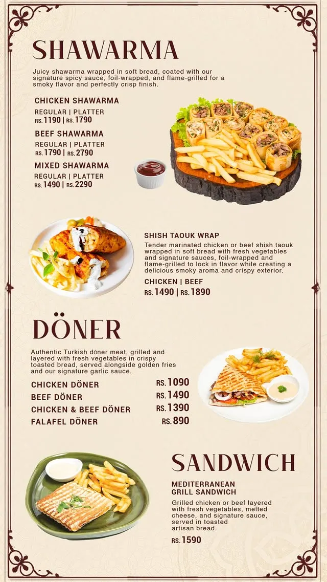 Basha Istanbul menu, page 7