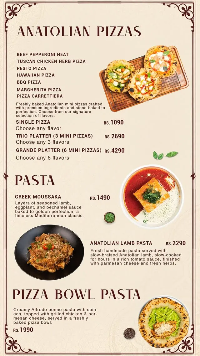 Basha Istanbul menu, page 8