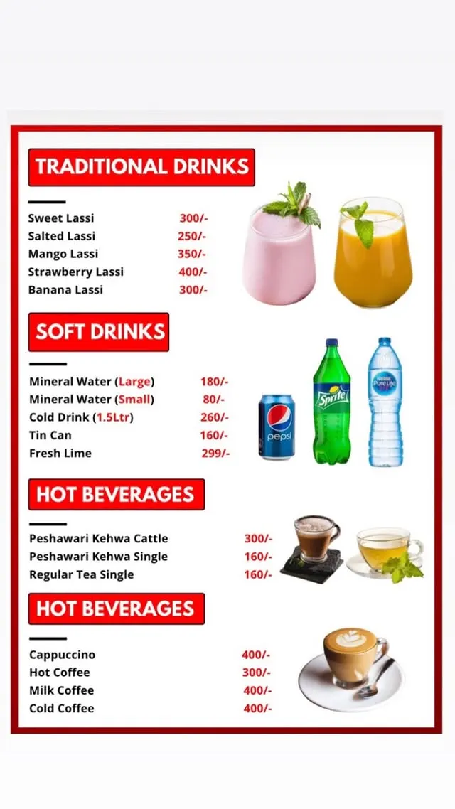 Butt Karahi F-8 menu, page 5