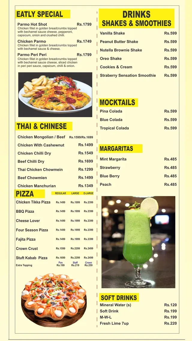 Eatly Rooftop menu, page 2