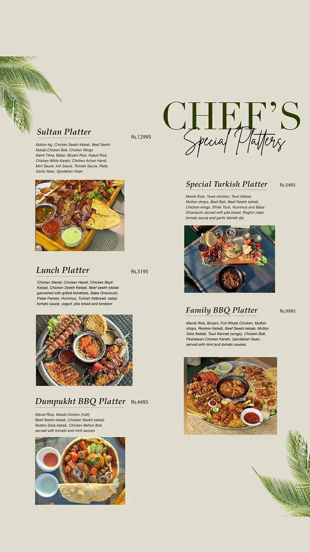 Havana Terraces menu, page 3