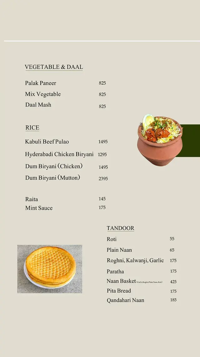 Havana Terraces menu, page 4