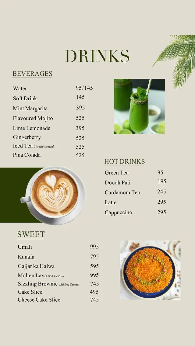 Havana Terraces menu, page 6