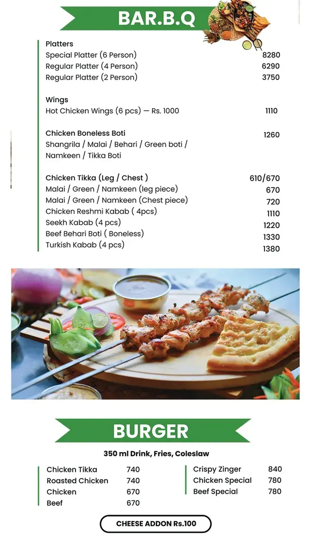 Hot N Chilli menu, page 2