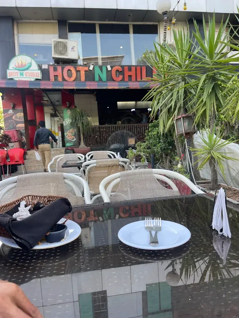 Inside Hot N Chilli, Blue Area