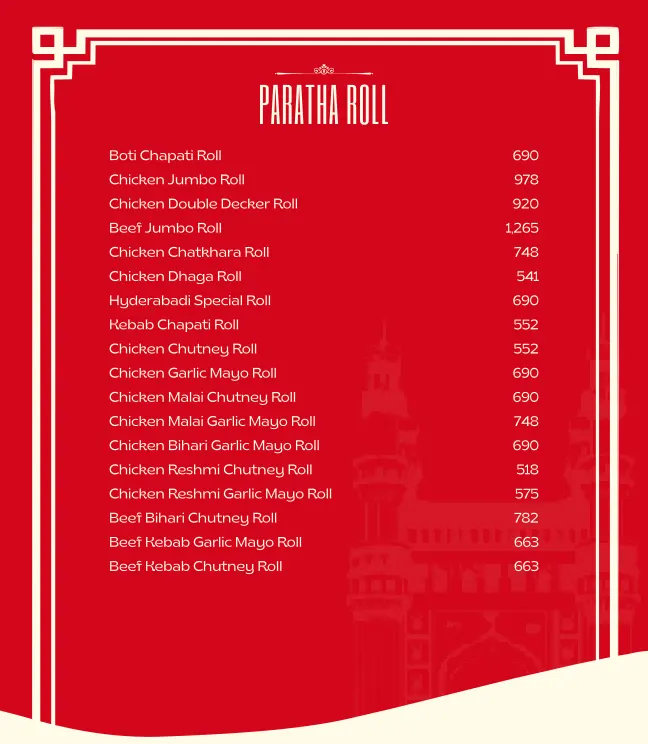 House of Chilli menu, page 3