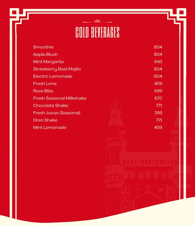 House of Chilli menu, page 8