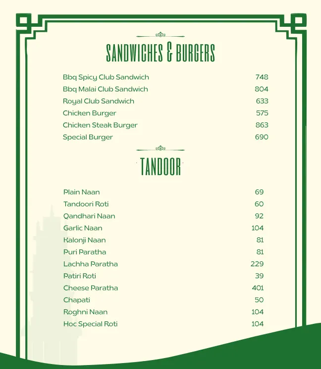 House of Chilli menu, page 9