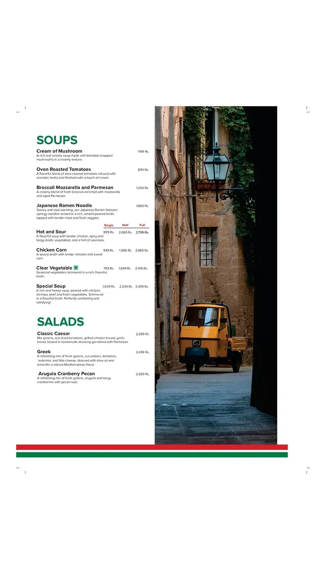 La Terrazza Cafe & Restaurant menu, page 3