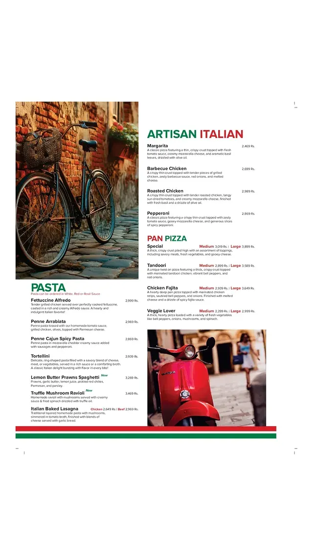 La Terrazza Cafe & Restaurant menu, page 4