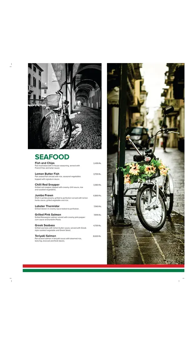 La Terrazza Cafe & Restaurant menu, page 5