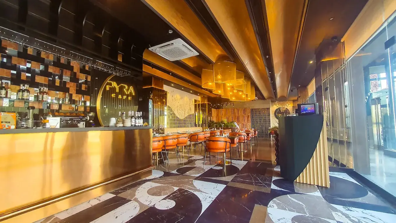 Inside PYRA Cafe, New Blue Area, G-9