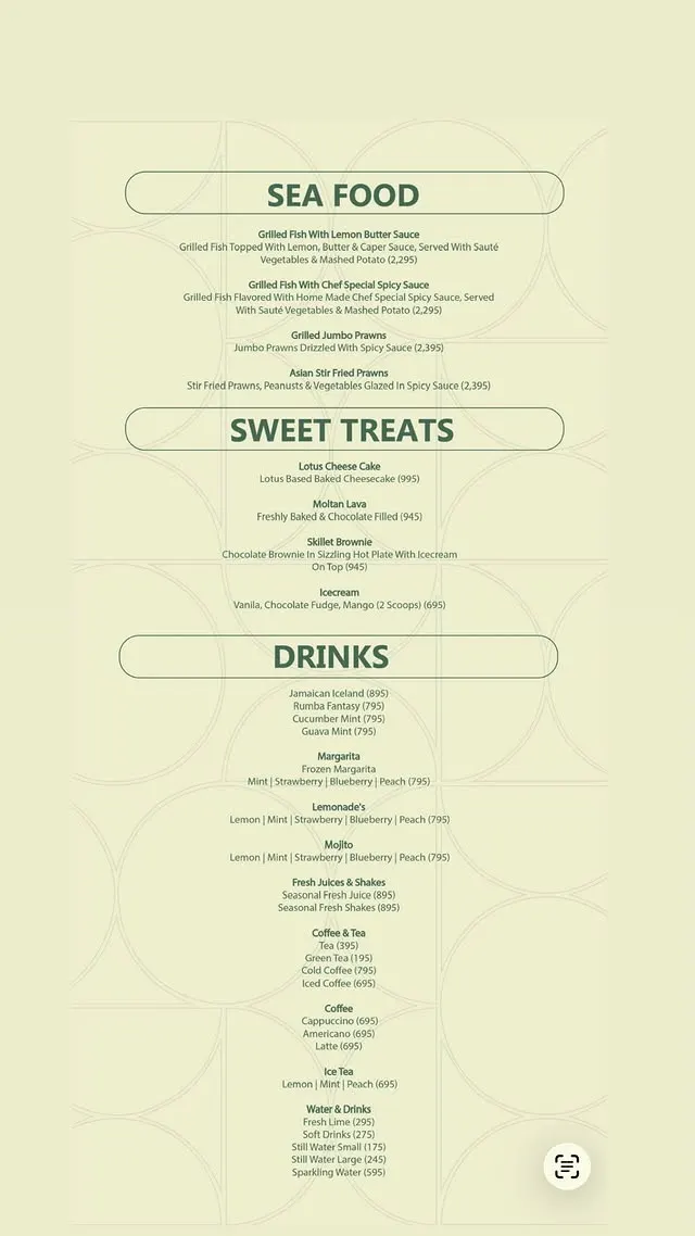 Rumba - The Meat Factory menu, page 6