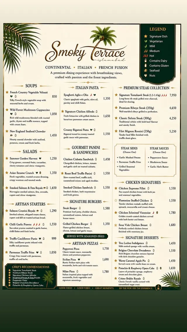 Smoky Terrace by elio menu, page 1