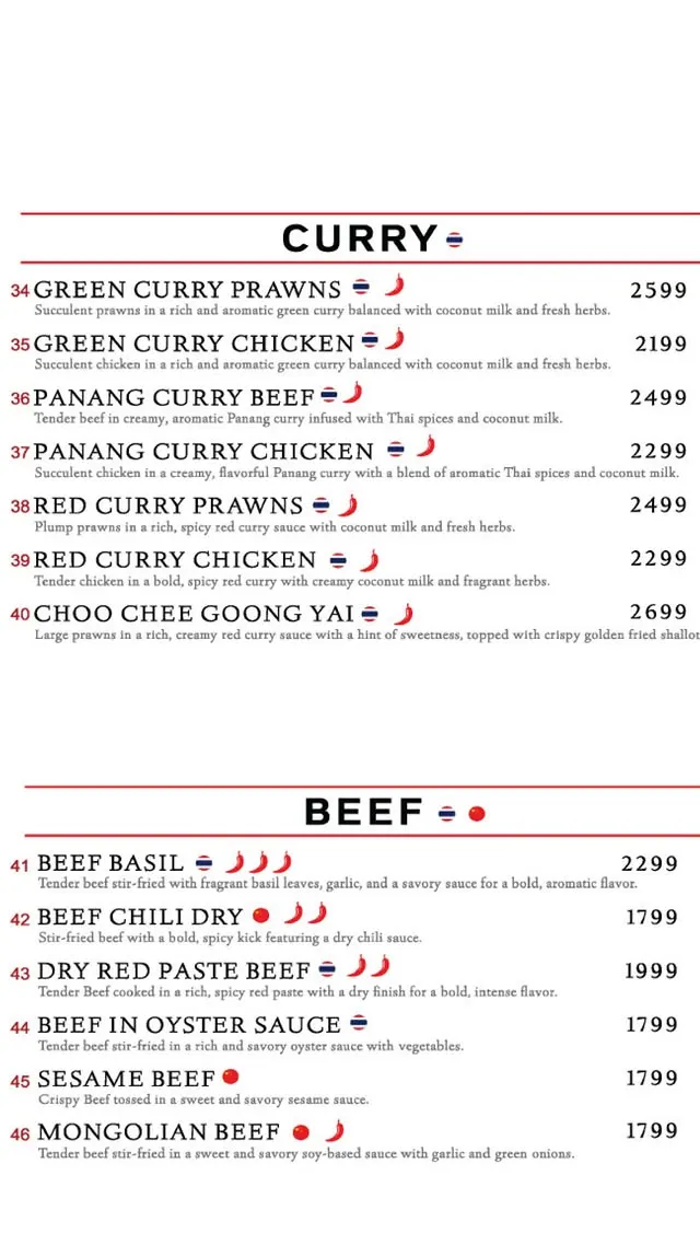 Truly Asian Cuisine menu, page 4
