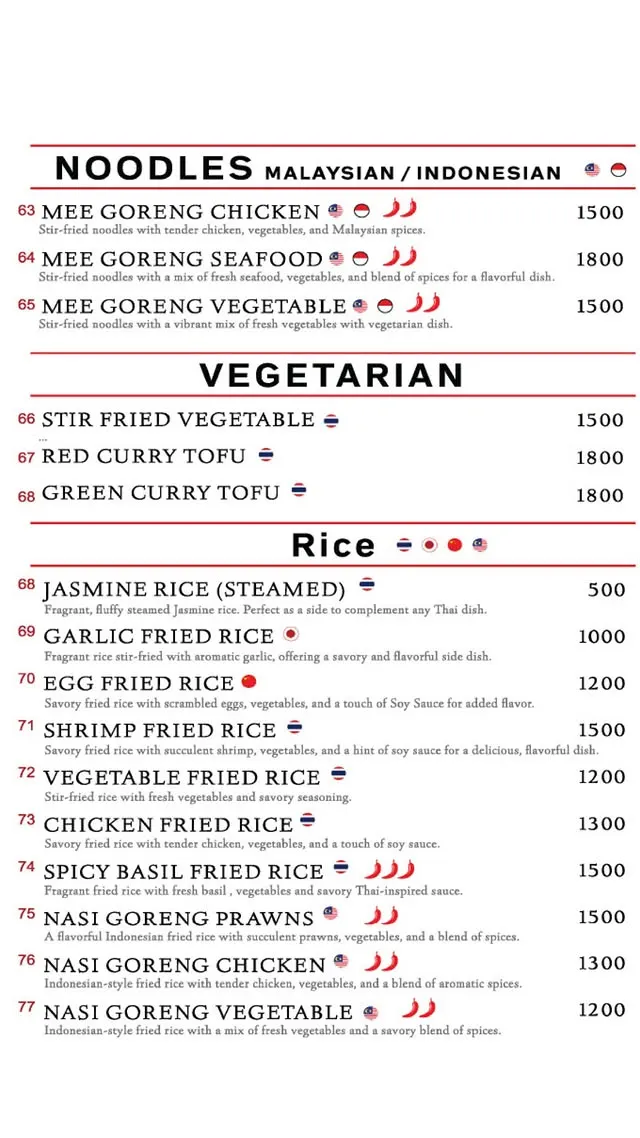 Truly Asian Cuisine menu, page 6