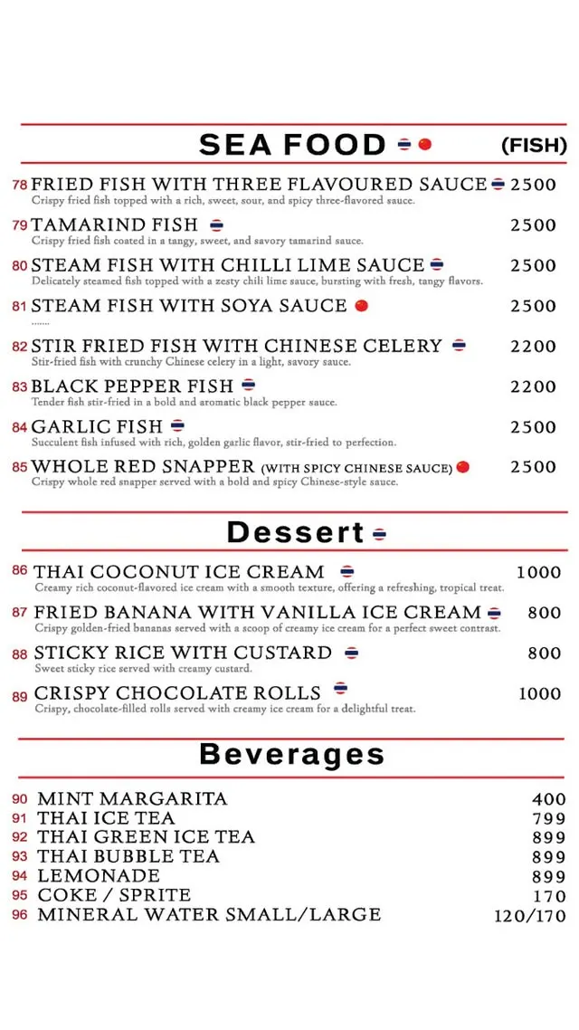 Truly Asian Cuisine menu, page 7