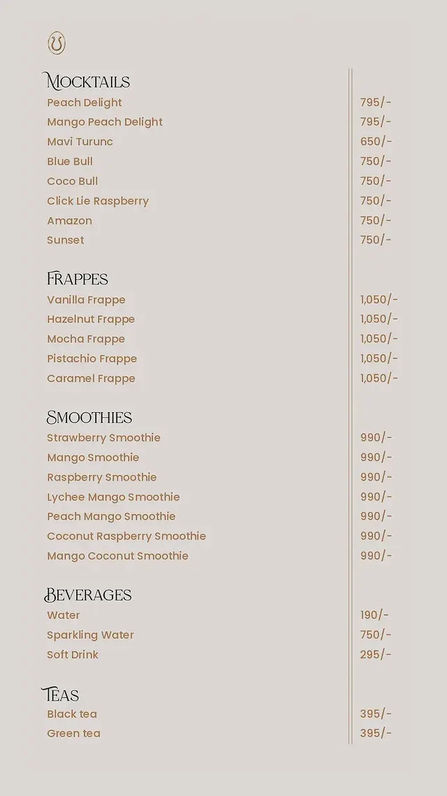 UMAMI menu, page 10