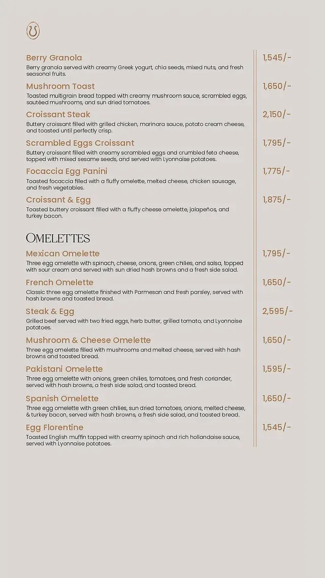 UMAMI menu, page 2