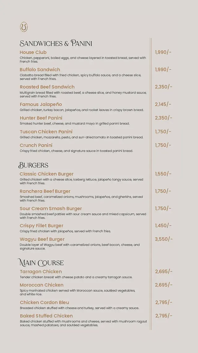 UMAMI menu, page 5