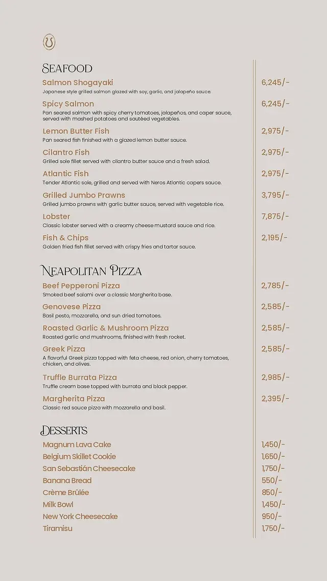 UMAMI menu, page 7