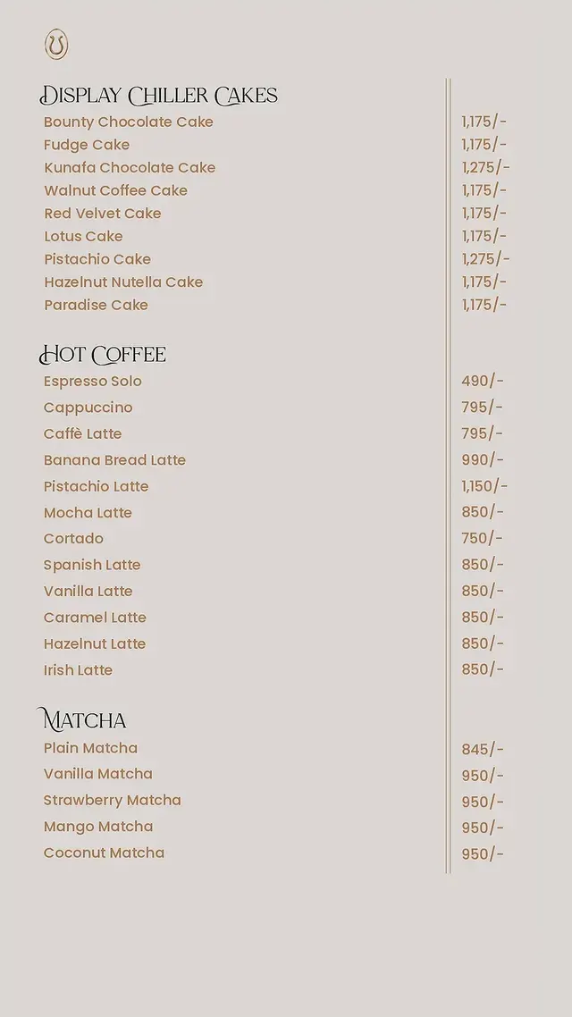 UMAMI menu, page 8