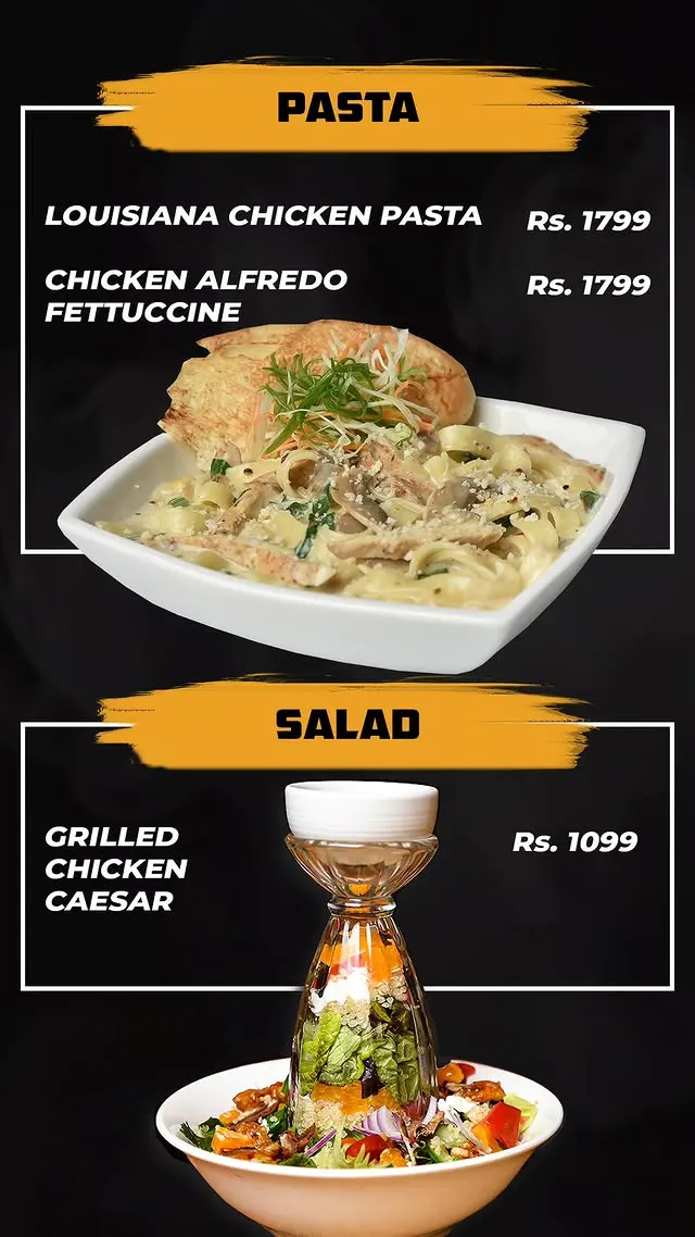 Wild Wings menu, page 9