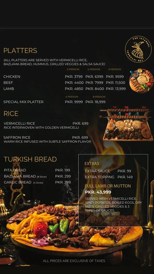 Yer Istanbul menu, page 4