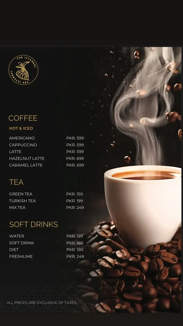 Yer Istanbul menu, page 5