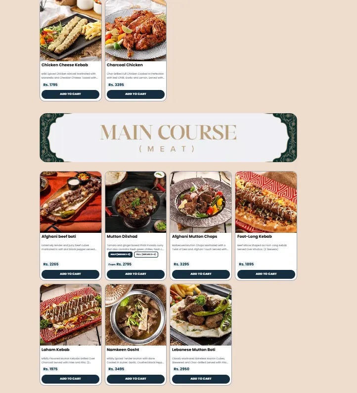Ala Rahi menu, page 10