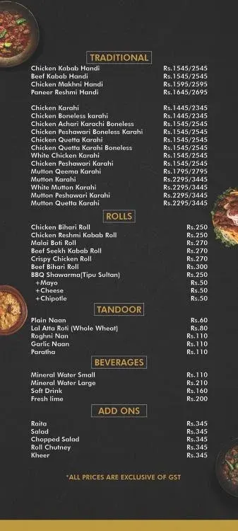 Angeethi - DHA menu, page 2