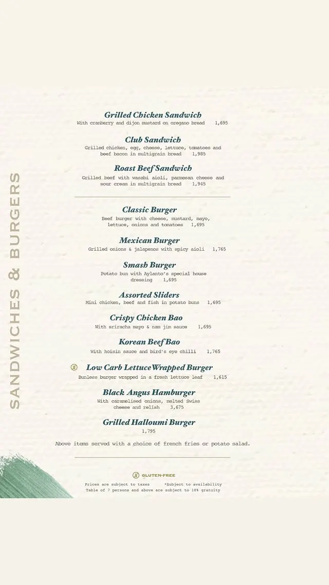 Cafe Aylanto Karachi menu, page 10