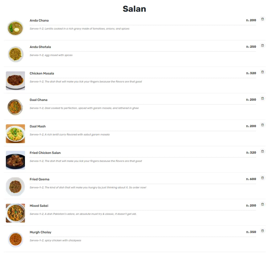 Cafe Clifton menu, page 5