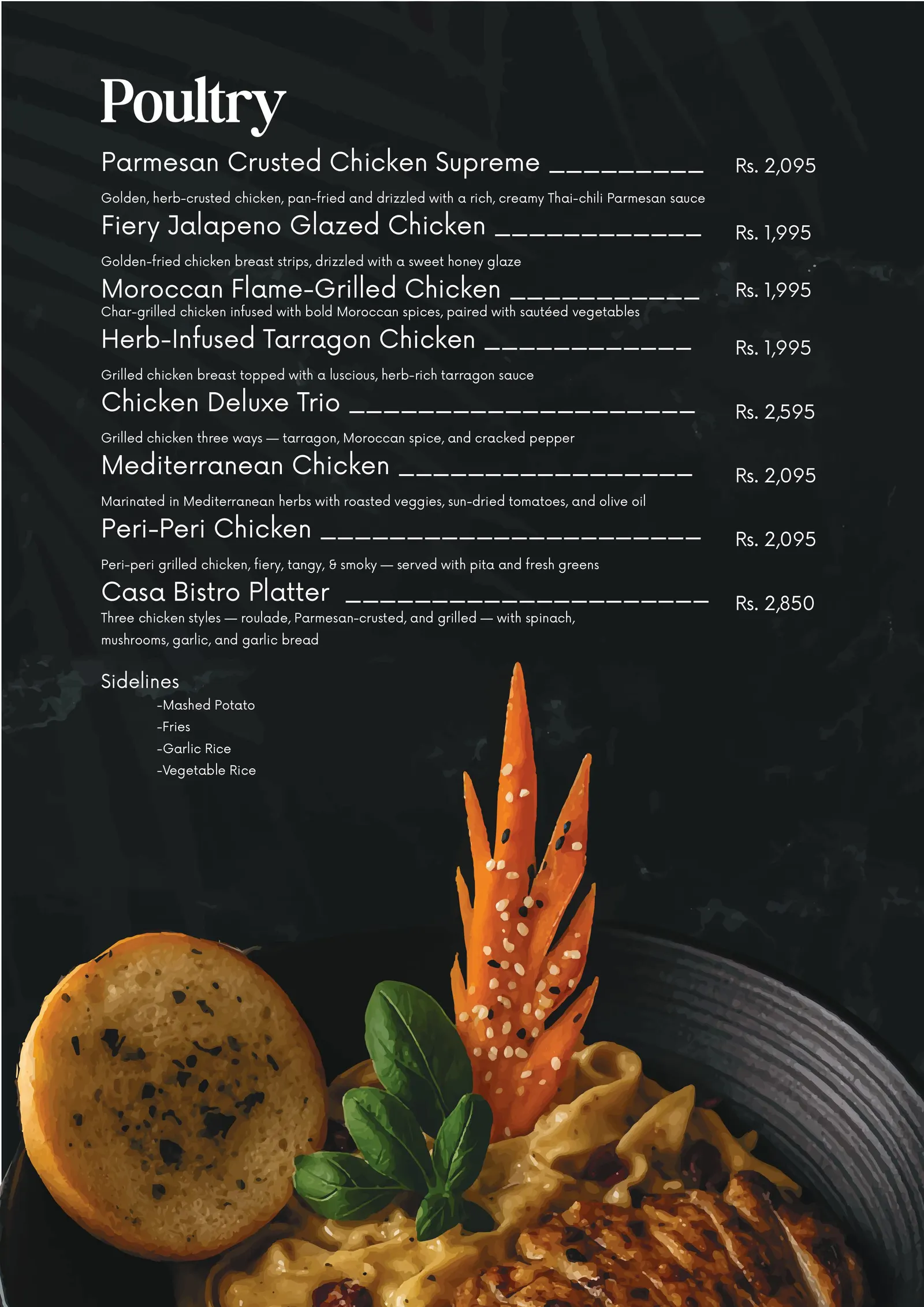 Casa Bistro menu, page 7