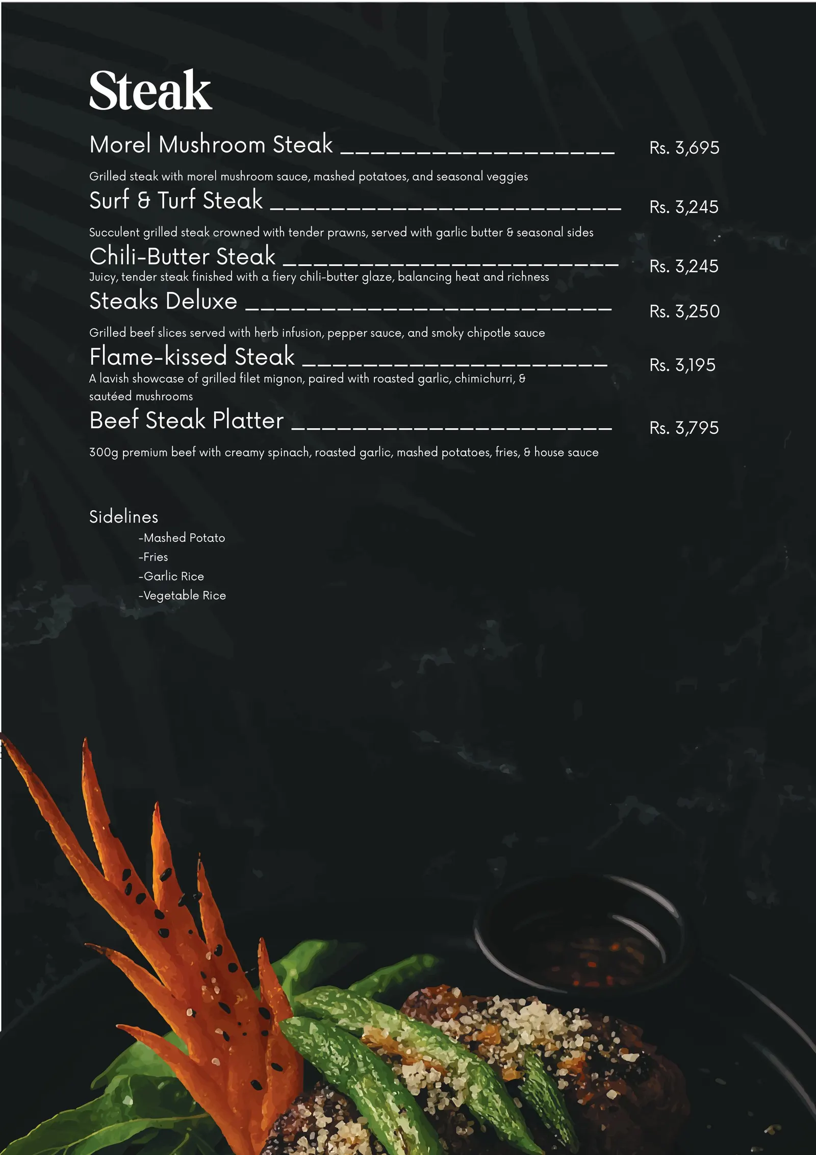 Casa Bistro menu, page 8