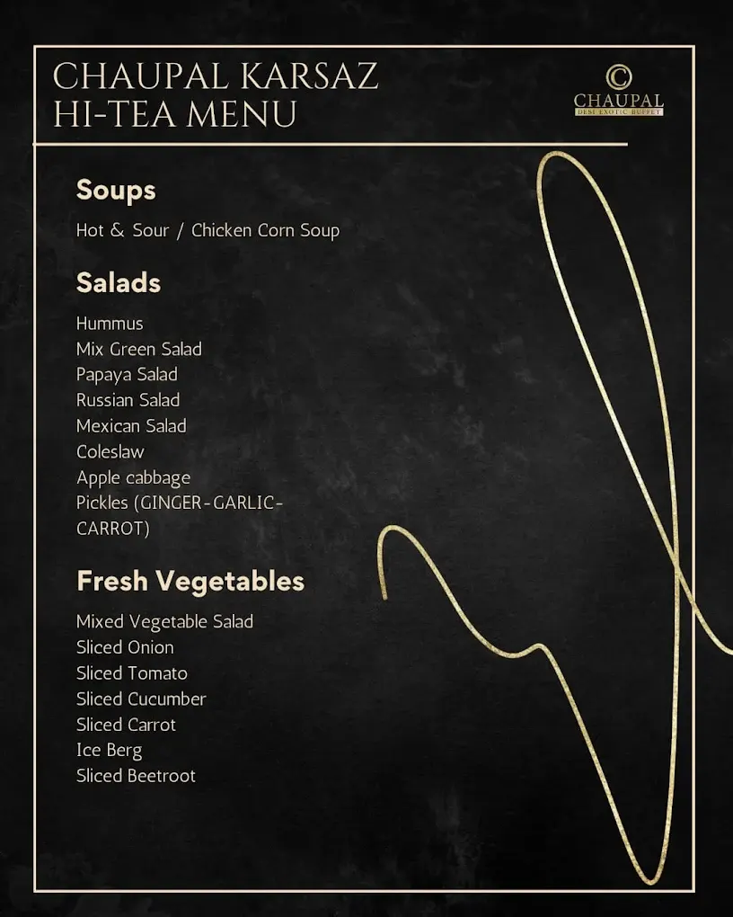 Chaupal - Seaview menu, page 2
