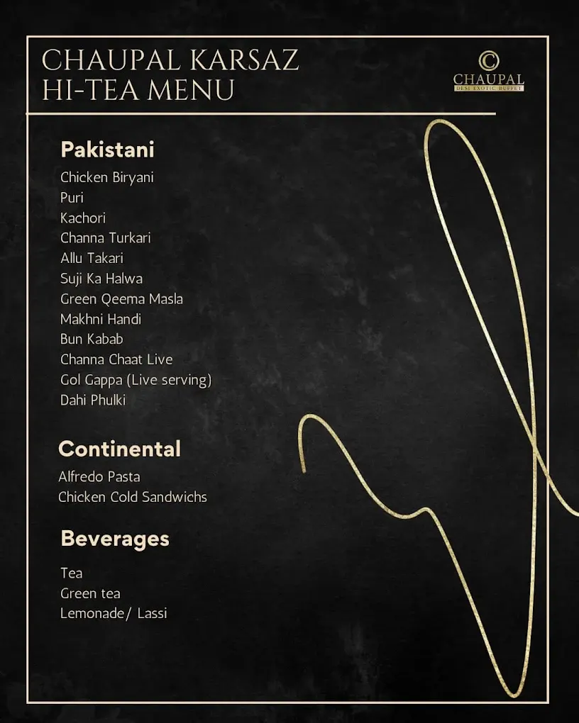 Chaupal - Seaview menu, page 3