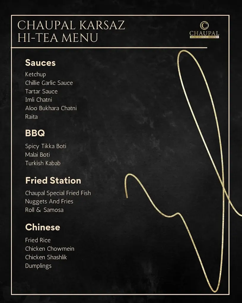 Chaupal - Seaview menu, page 4