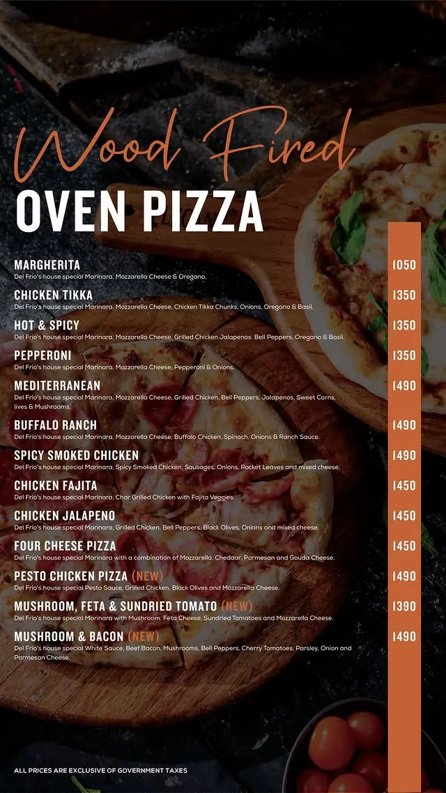 Del Frio - SMCHS menu, page 8