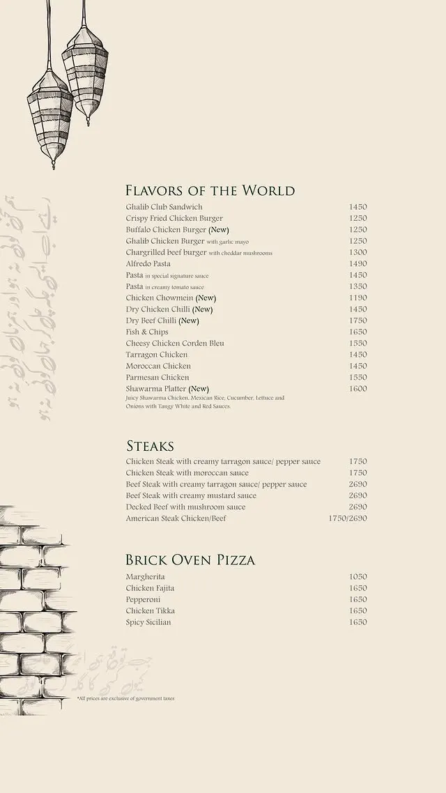 Ghalib Restaurant Karachi menu, page 4