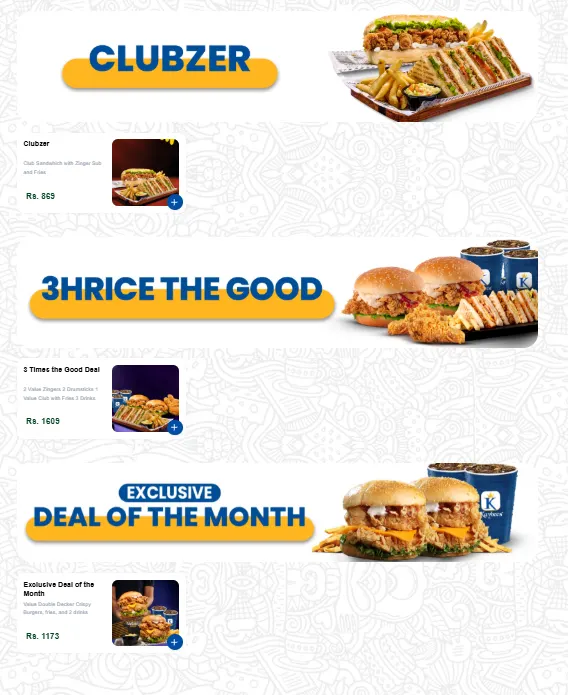 Kaybees Badar Commercial menu, page 3