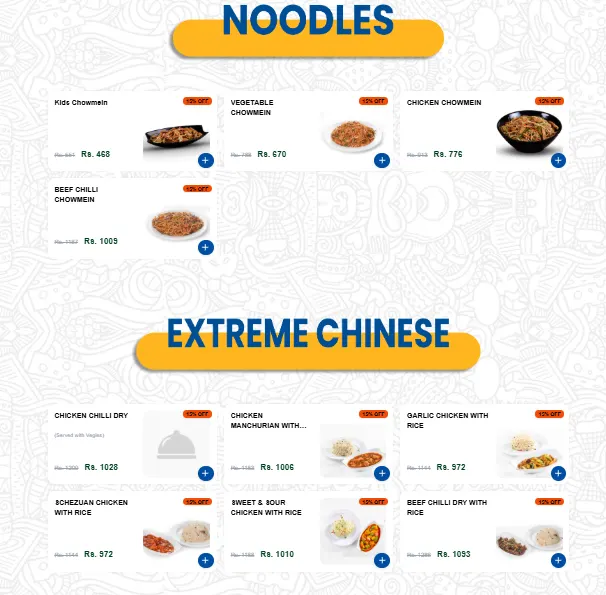 Kaybees Badar Commercial menu, page 8