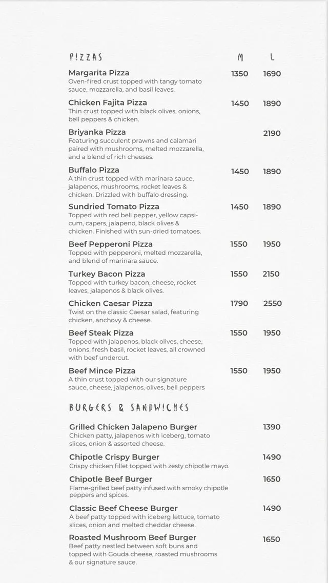 Klay menu, page 3