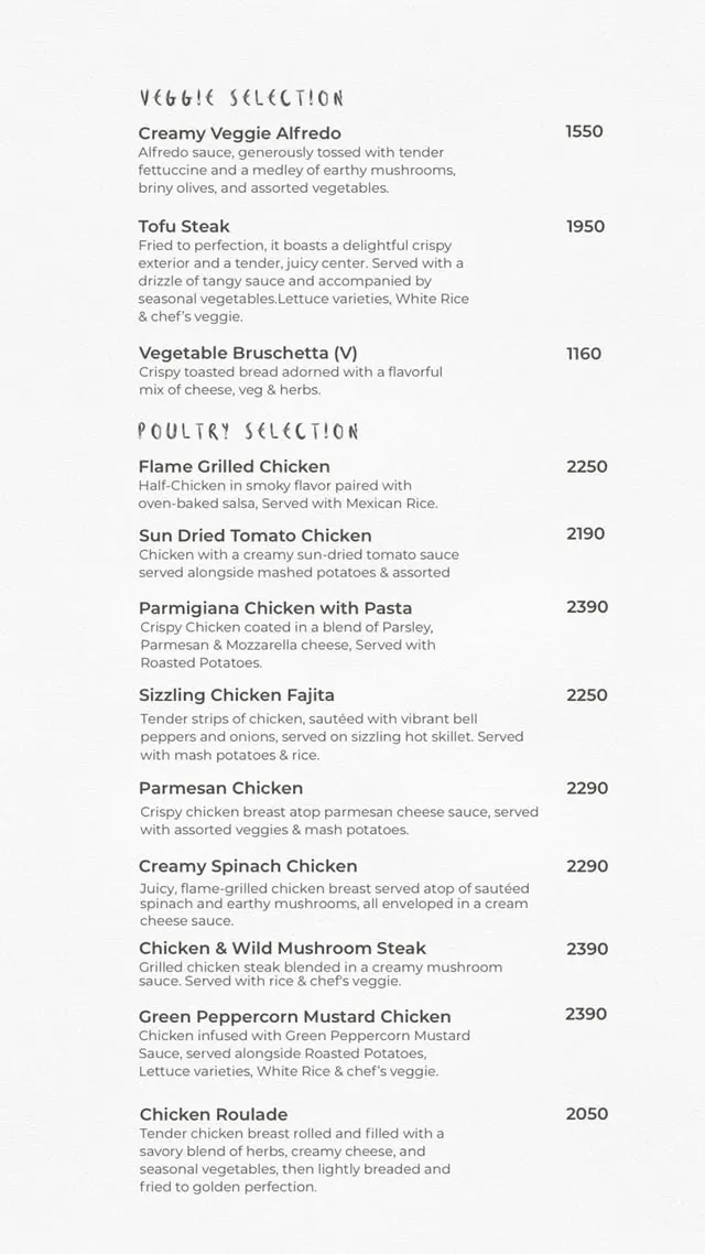 Klay menu, page 5